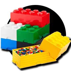 Lego Ladrillo De Almacenaje 8 Encajes Rosa con Ofertas en