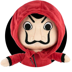 PELUCHES LA CASA DE PAPEL