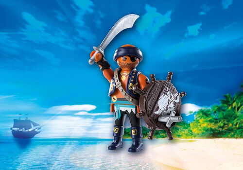 PLAYMOBIL - PIRATA CON ESCUDO