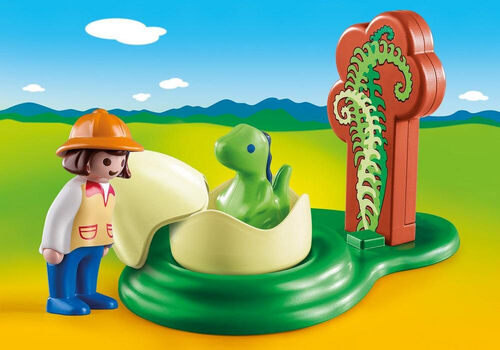 PLAYMOBIL 1.2.3. - HUEVO DE DINOSAURIO