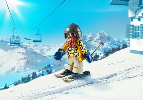 PLAYMOBIL - ESQUIADOR CON SNOWBLADES