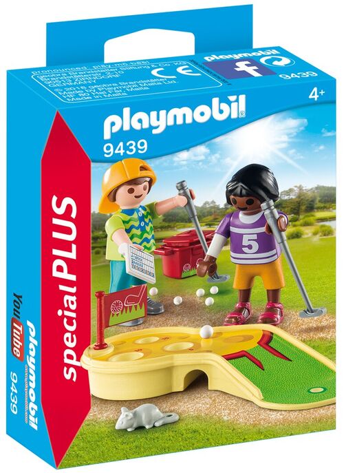 PLAYMOBIL - NIOS JUGANDO A MINIGOLF