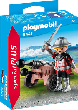 PLAYMOBIL - CABALLERO CON CAÑON