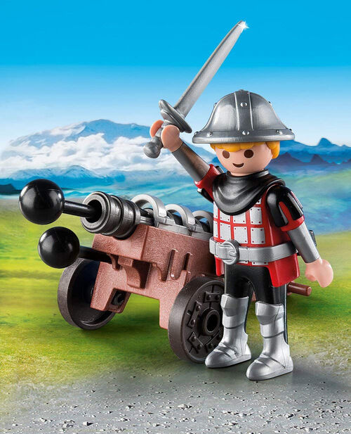 PLAYMOBIL - CABALLERO CON CAON