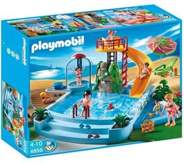 PLAYMOBIL - PISCINA CON TOBOGÁN