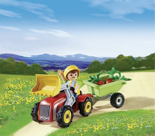 PLAYMOBIL - NIO CON PEQUEO TRACTOR