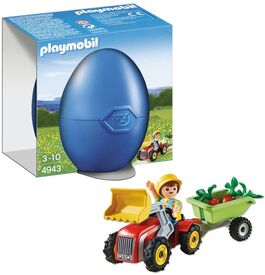 PLAYMOBIL - NIÑO CON PEQUEÑO TRACTOR