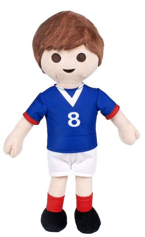 PELUCHE PLAYMOBIL - JUGADOR DE FTBOL FRANCIA 30 CM SERIE LIMITADA