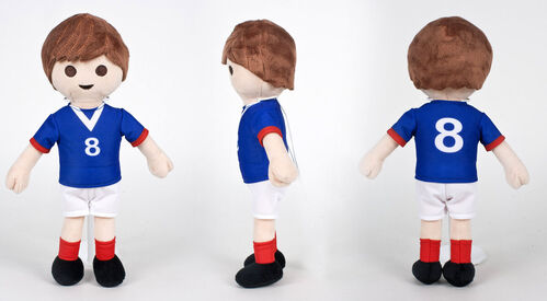 PELUCHE PLAYMOBIL - JUGADOR DE FTBOL FRANCIA 30 CM SERIE LIMITADA