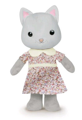 PELUCHE FARM FAMILY - GATA GRIS 22 CM