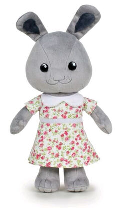 PELUCHE FARM FAMILY - 22 CM - FAMILIA CONEJO GRIS