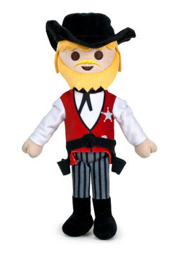 PELUCHE PLAYMOBIL - EL SHERIFF 30 CM