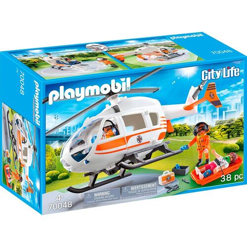 PLAYMOBIL - HELICPTERO DE RESCATE