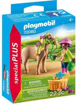 PLAYMOBIL - NIÑA CON PONI