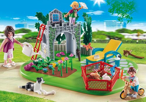 PLAYMOBIL - SUPERSET FAMILIA EN EL JARDN