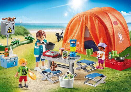 PLAYMOBIL - TIENDA DE CAMPAA