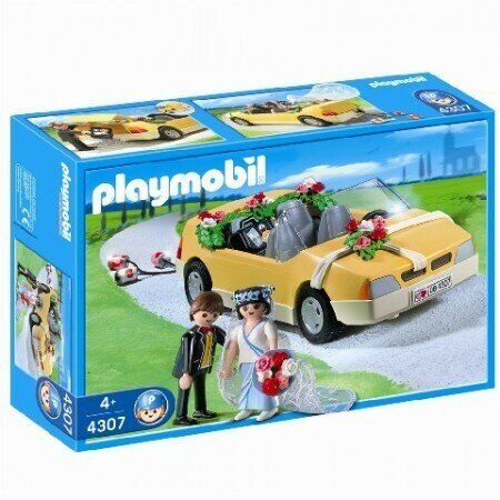 PLAYMOBIL - COCHE DE RECIN CASADOS