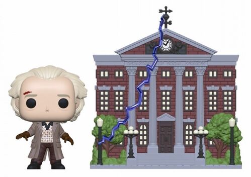 FUNKO POP! TOWNS REGRESO AL FUTURO - DOC CON TORRE DEL RELOJ