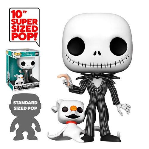 FUNKO POP! PESADILLA ANTES DE NAVIDAD - JACK SKELLINGTON CON ZERO 25 CM