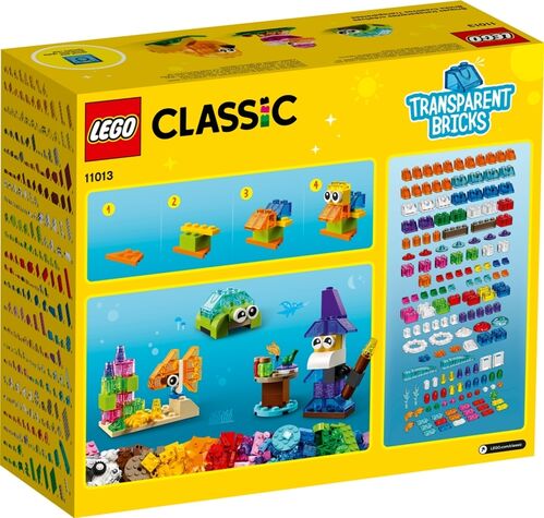 LEGO CLASSIC - LADRILLOS CREATIVOS TRANSPARENTES