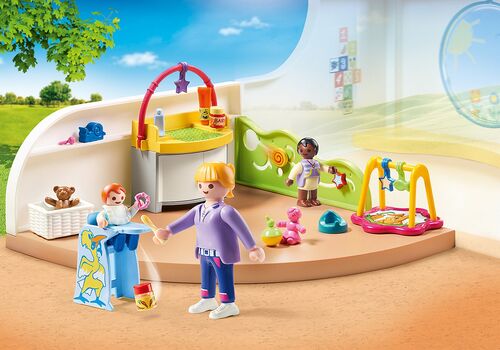 PLAYMOBIL - HABITACIN CON BEBS