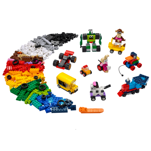 LEGO CLASSIC - LADRILLOS Y RUEDAS