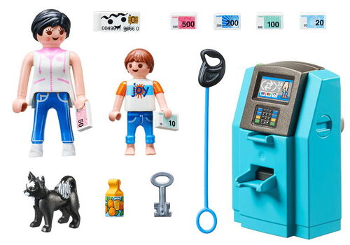 PLAYMOBIL - TURISTAS CON CAJERO