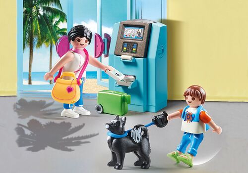 PLAYMOBIL - TURISTAS CON CAJERO