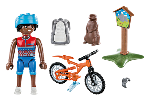 PLAYMOBIL - CICLISTA DE MONTAA