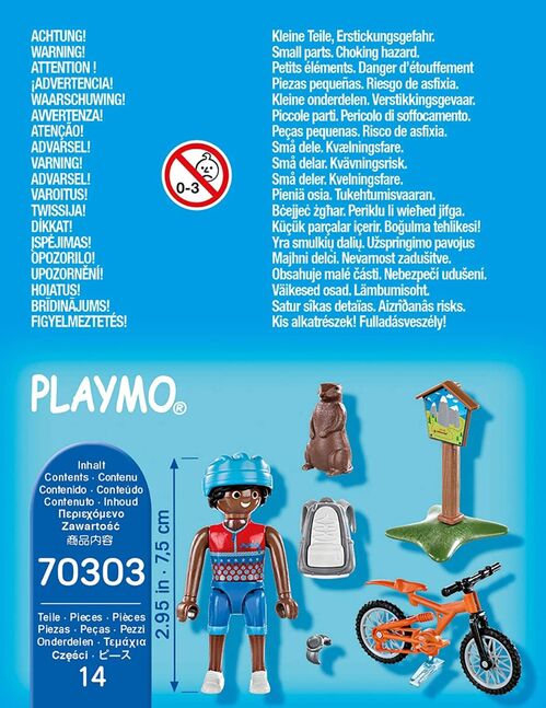 PLAYMOBIL - CICLISTA DE MONTAA