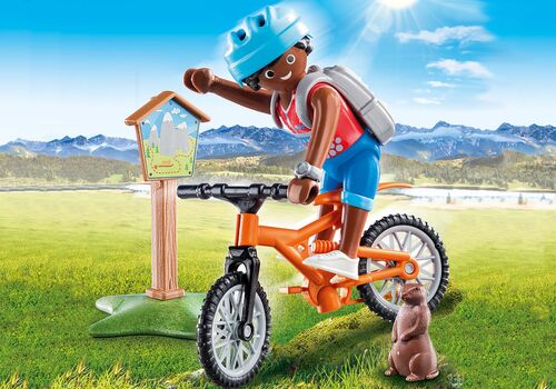 PLAYMOBIL - CICLISTA DE MONTAA