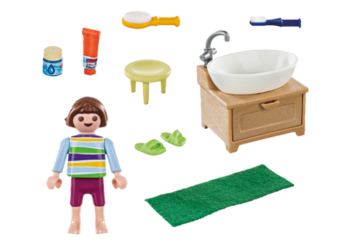 PLAYMOBIL - NIA CON LAVABO