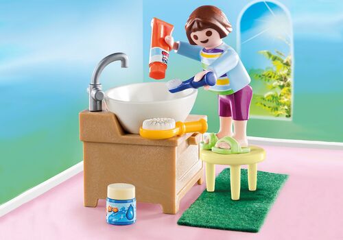 PLAYMOBIL - NIA CON LAVABO