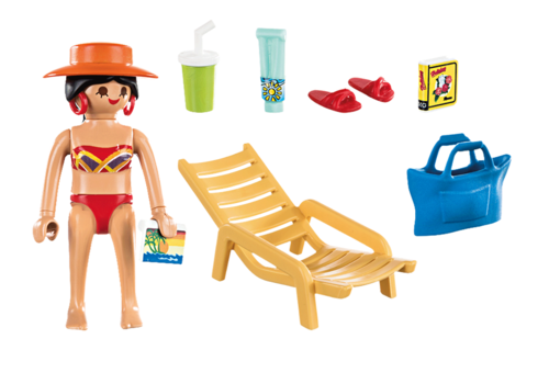 PLAYMOBIL - TURISTA CON HAMACA