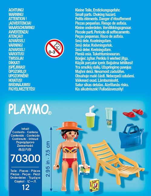 PLAYMOBIL - TURISTA CON HAMACA