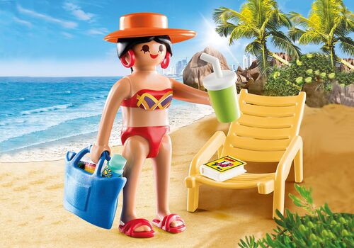 PLAYMOBIL - TURISTA CON HAMACA