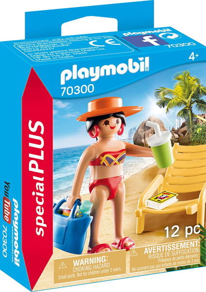 PLAYMOBIL - TURISTA CON HAMACA