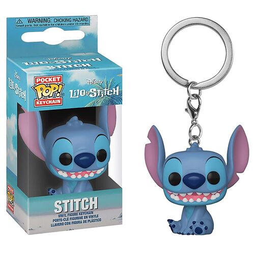 FUNKO POCKET POP! LLAVERO LILO & STITCH (SENTADO SONRIENDO)