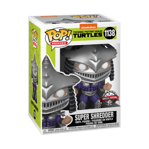 FUNKO POP! TORTUGAS NINJAS - SUPER SHREDDER (METLICO) EXCLUSIVO