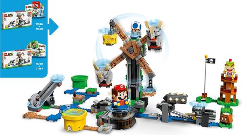 LEGO SUPER MARIO - SET DE EXPANSIN: DERRIBO DE LOS REZNORS