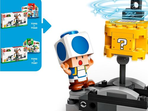 LEGO SUPER MARIO - SET DE EXPANSIN: DERRIBO DE LOS REZNORS