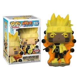 FUNKO POP! NARUTO: SHIPPUDEN - NARUTO SABIO DE LOS SEIS CAMINOS (GLOW) EXCLUSIVO