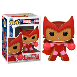 FUNKO POP! MARVEL: HOLIDAY - BRUJA ESCARLATA DE JENGIBRE