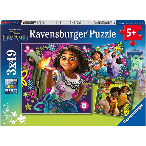 RAVENSBURGER - PUZLE DISNEY ENCANTO: LA MAGIA ERES T 3 x 49 PIEZAS