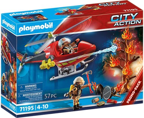 PLAYMOBIL - HELICPTERO DE BOMBEROS