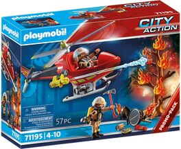 PLAYMOBIL - HELICÓPTERO DE BOMBEROS