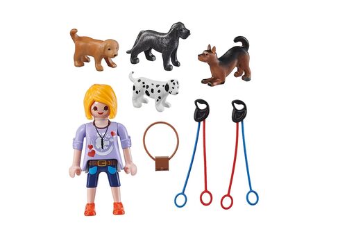 PLAYMOBIL CUIDADORA DE PERROS