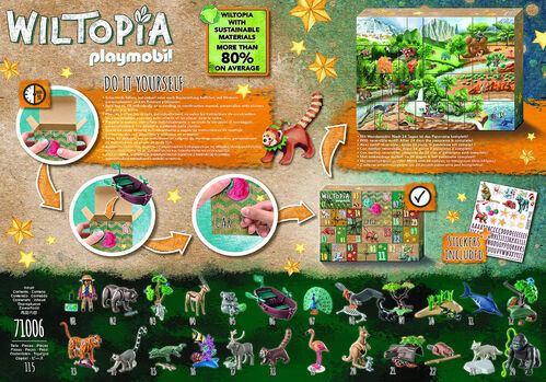 PLAYMOBIL WILTOPIA DIY CALENDARIO DE ADVIENTO