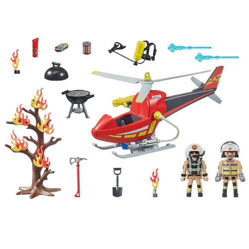 PLAYMOBIL - HELICPTERO DE BOMBEROS