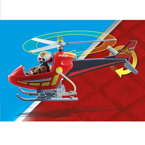 PLAYMOBIL - HELICPTERO DE BOMBEROS